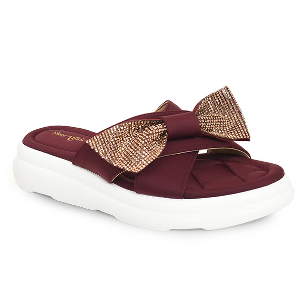 Ladies Casual PU Slipper