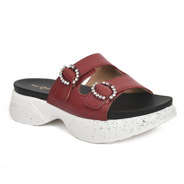 Ladies Casual PU Slipper