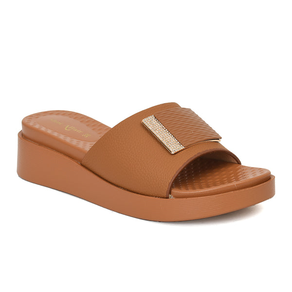 Ladies Casual PU Slipper