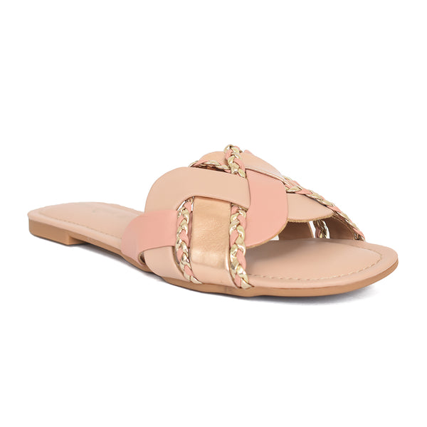 Ladies Casual PU Slipper