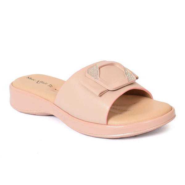 Ladies Casual PU Slipper
