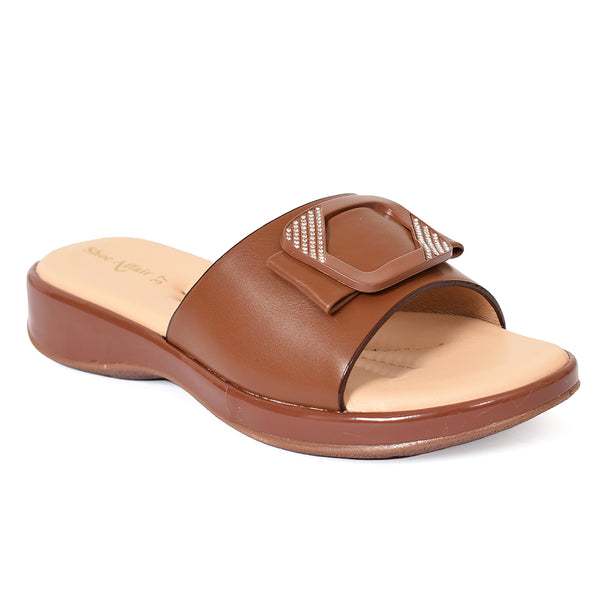 Ladies Casual PU Slipper