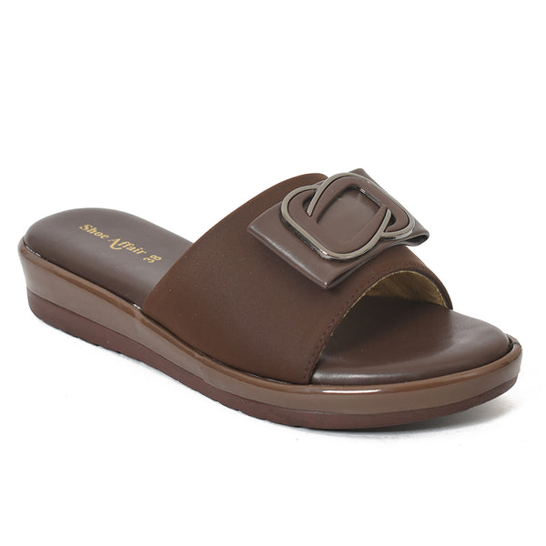 Ladies Casual PU Slipper