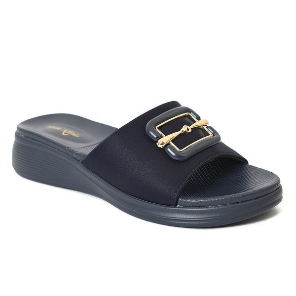 Ladies Casual PU Slipper