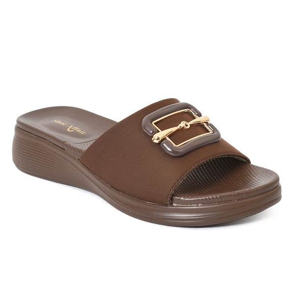 Ladies Casual PU Slipper