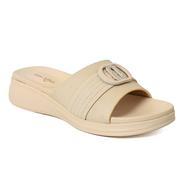 Ladies Casual PU Slipper