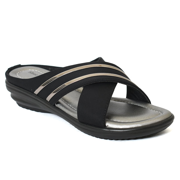Ladies Casual PU Slipper