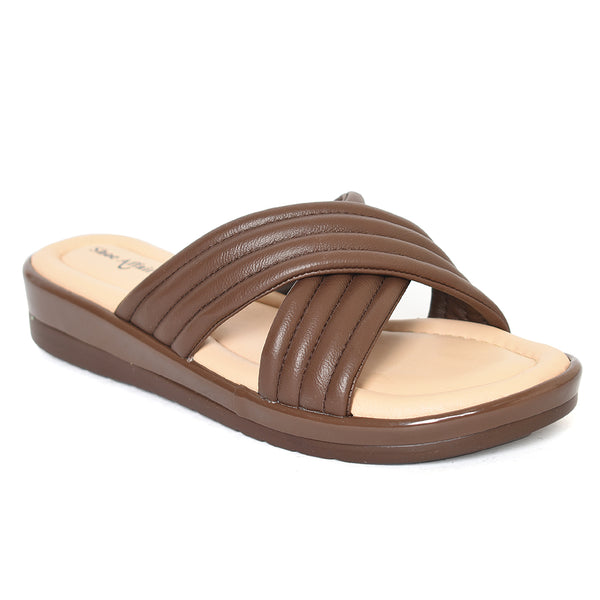 Ladies Casual PU Slipper
