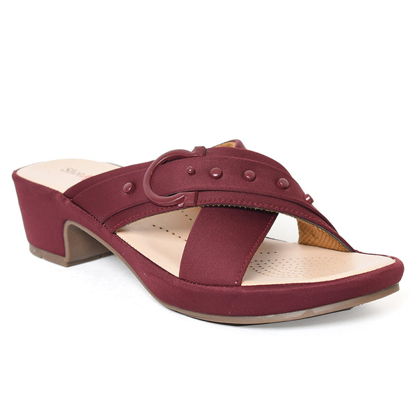 Ladies Casual PU Slipper
