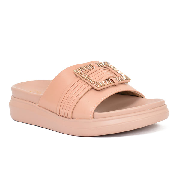 Ladies Casual PU Slipper