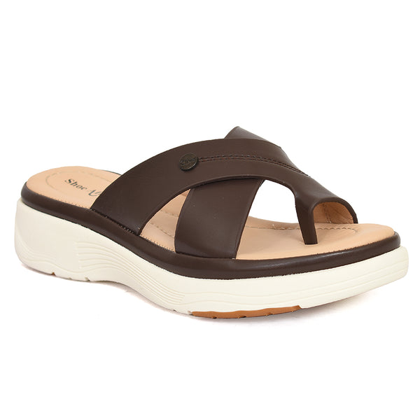 Ladies Casual PU Slipper