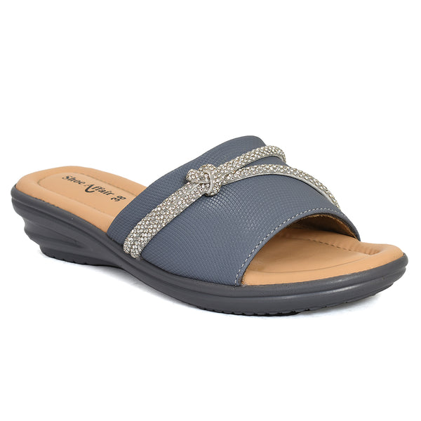 Ladies Casual PU Slipper