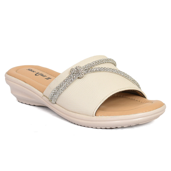 Ladies Casual PU Slipper