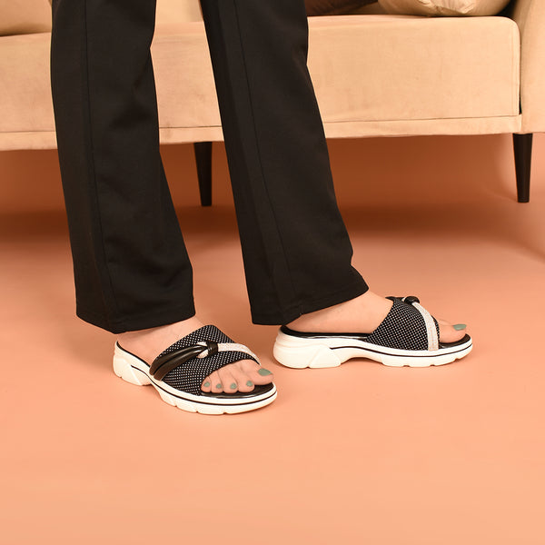 Ladies Casual PU Slipper